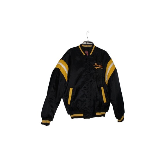 Vintage Pittsburgh Steelers Mirage Satin Bomber Jacket Men’s Large NFL Foorball - Picture 2 of 10